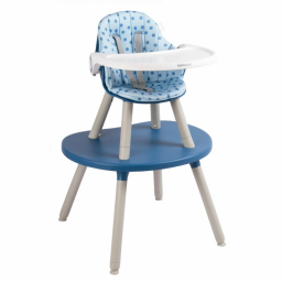 SILLA DE COMER BEBESIT BABY DESK 2.0 3 EN 1 AZUL / ROSA