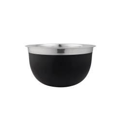 BOWL ACERO INOX D29CM EXTERIOR NEGRO MATE