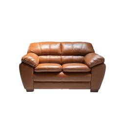 SOFA DE CUERO GOLD 2  LUGARES C1 WHISKY