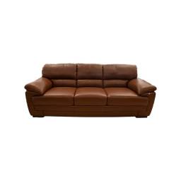 SOFA 100% CUERO COMO 3 CUERPOS C1 WHISKY