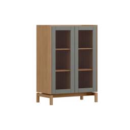 VITRINA BARCELONA 1.15  2 PUERTAS OAKFERROLACK 2156 VZ