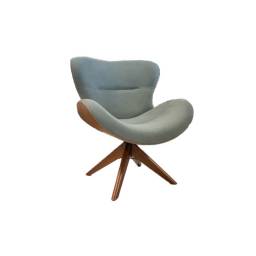 POLTRONA HERMES GIRATORIA PATAS DE MADERA / COLOR VERDE 2127