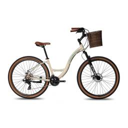 BICICLETA COLLI MUNIQUE R 29 C/ CESTO BEGE RETRO