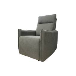 SILLON RECLINABLE SALVADOR 1 CUERPO GRIS SX-81226-1