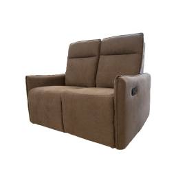 SILLON RECLINABLE SALVADOR 2 CUERPOS MARRON SX-81226-2