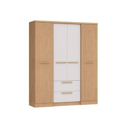 ROPERO ASPEN 4 PTAS BLANCO AVELLANA 3262  AB