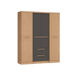 ROPERO ASPEN 4 PTAS AVELLANA GRIS 3262