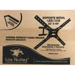 SOPORTE PARA TV MOVIL DE 22" A  40 "LOS NUEZ (cod 4036)