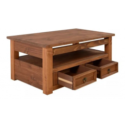 MESA DE LIVING MEXICANA ARTICULADA 040 NOG  NOGAL