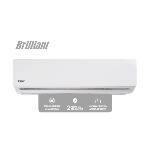 AIRE ACONDICIONADO BRILLIANT 12000 BTU BRDT12/BRDM12