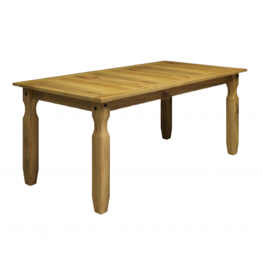 MESA DE COMEDOR MEXICANA ITALIA (JUAREZ) 1.52 M CERA NATURAL