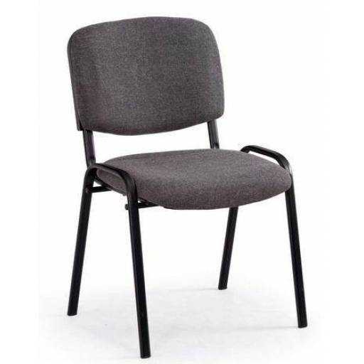 SILLA ESCRITORIO FIJA 246 NIGAMAR NEGRO/GRIS