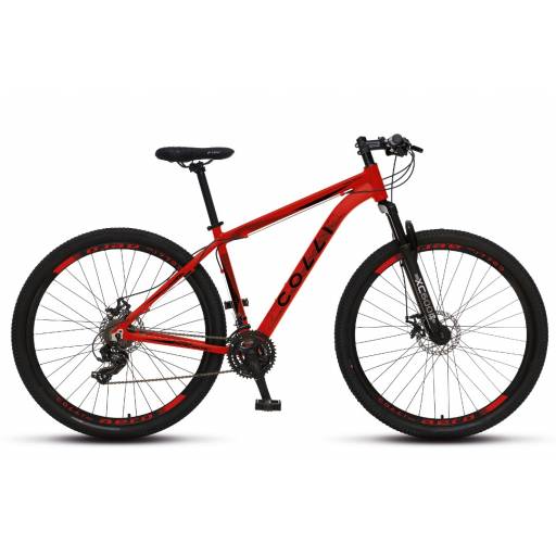 BICICLETA COLLI ATALANTA ALUMINIO R 29 - ROJO