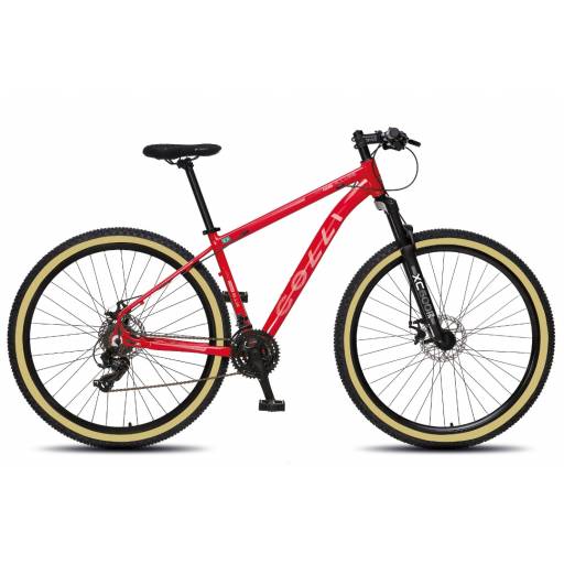 BICICLETA COLLI ALLURE R.29 TM - ROJO C/ BEGE METALICO