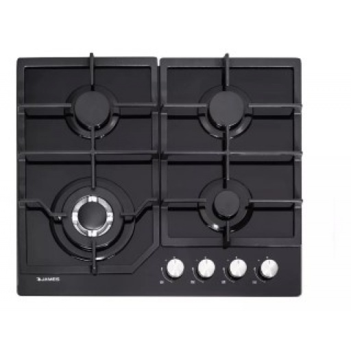 ANAFE A GAS JAMES VIDRIO NEGRO 4H AG VNT