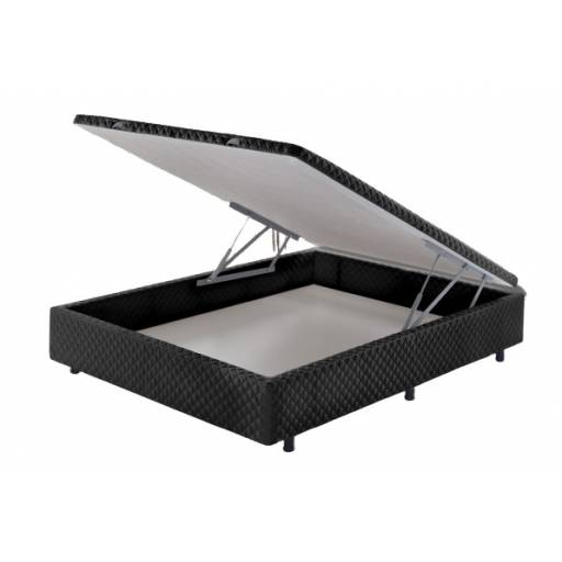 BASE DE SOMMIER BAUL 138 X 188 MANNES NEGRA 66053ED