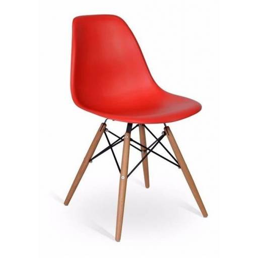 SILLA SALVADOR EAMES GORLERO ROJA - CR249 Y971R/ 83181