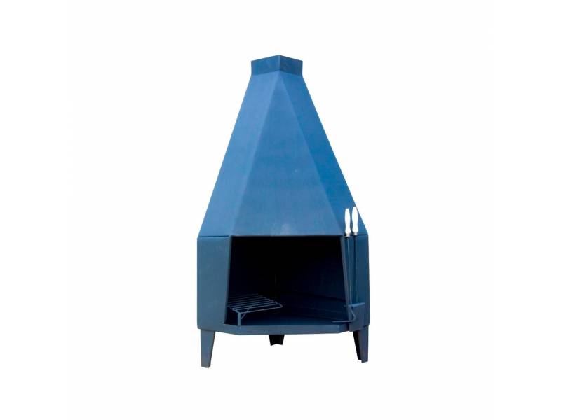 ESTUFA DE CHAPA ESQUINERA LM 80 X 50 X 1,55