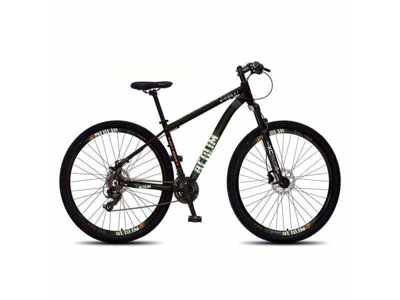 BICICLETA COLLI BERLIM  R 26  NEGRO / VERDE TURQUESA