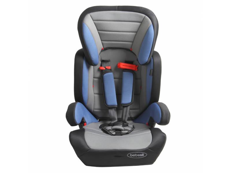 SILLA DE AUTO BEBESIT - BOOSTER SUZUKA GRIS/AZUL/ROJO 7273