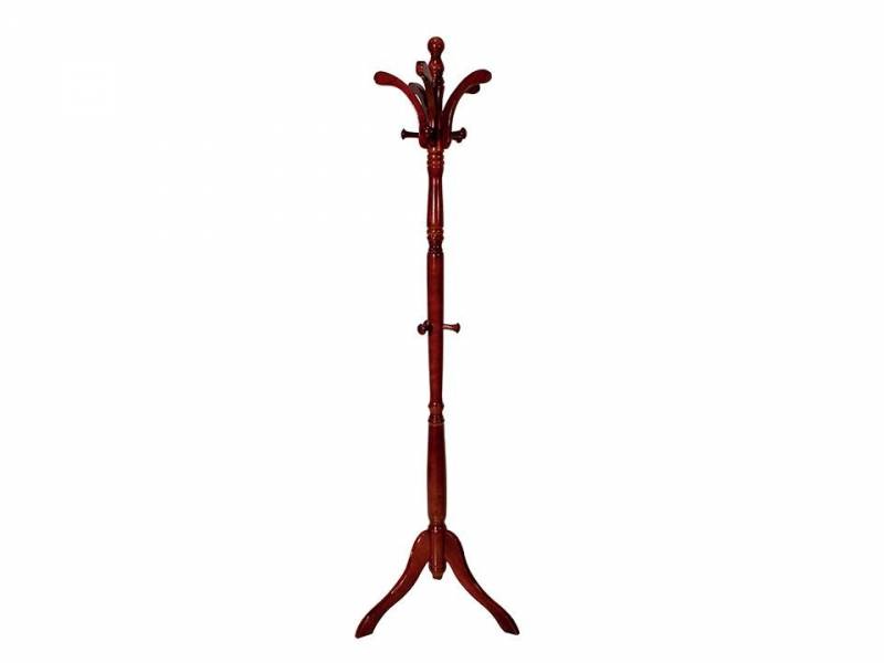 PERCHERO DE PIE DE MADERA NIGAMAR MARRON/BLANCO 559